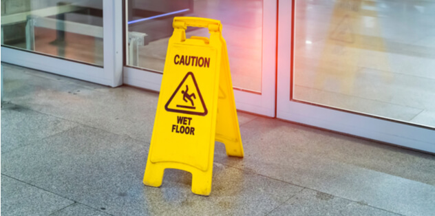 wet floor sign