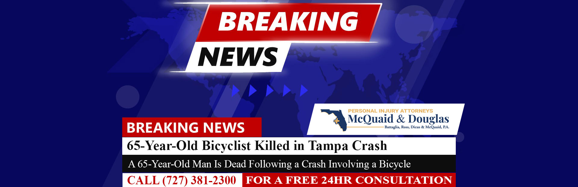 [07-23-24] 65-Year-Old Bicyclist Killed in Tampa Crash