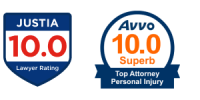 Justia & AVVO 10 Star Reviews